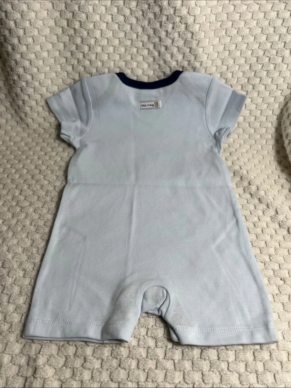 Old Navy Light Blue Baby Romper